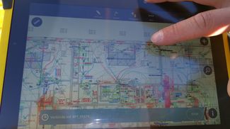 Darstellung des 3D-Modells auf dem Tablet