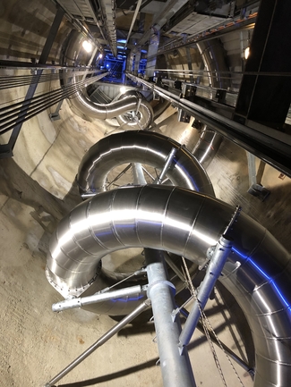 Schlossbergrutsche: Die spektakuläre Schlossbergrutsche, an deren Planung die IKK Engineering maßgeblich beteiligt war, lässt den Adrenalinspiegel steigen.